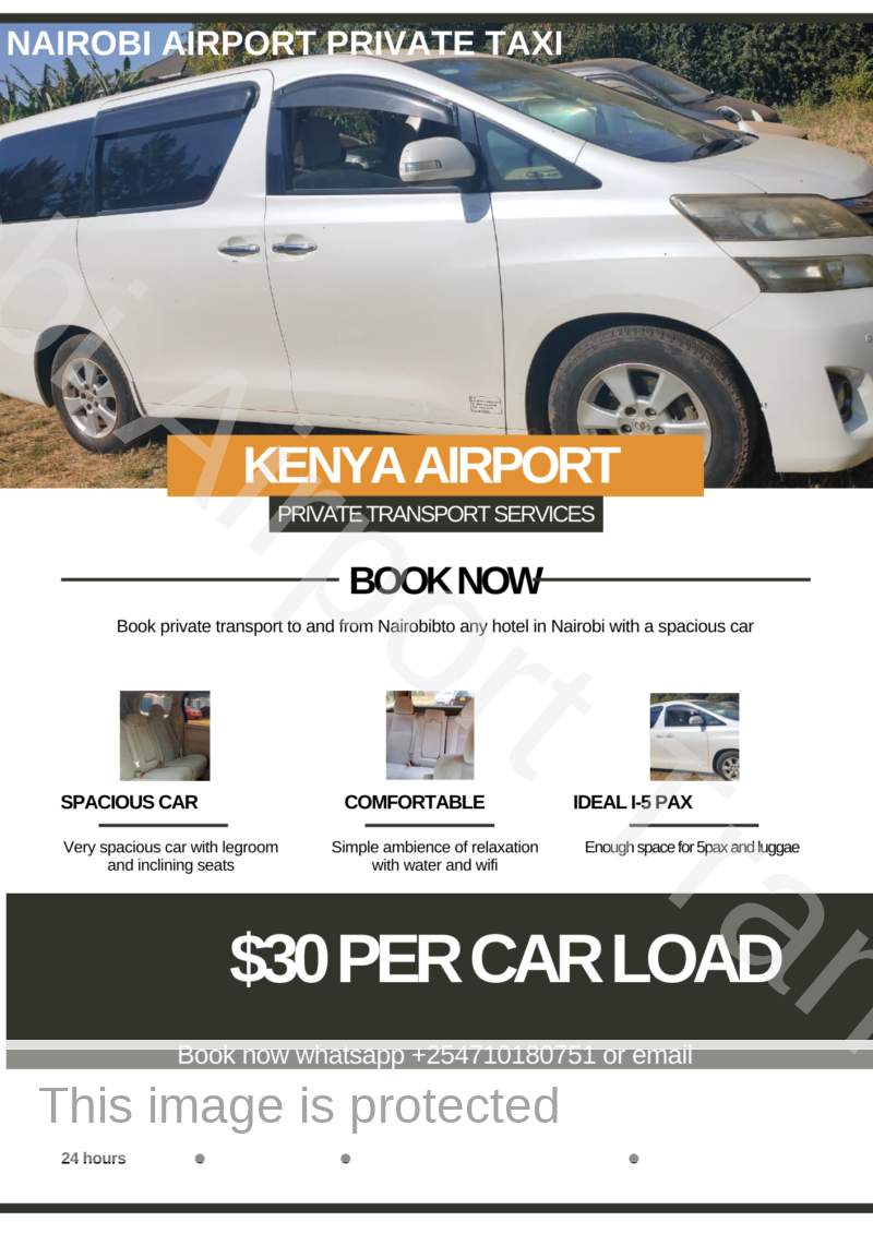 Jomo Kenyatta airport taxi